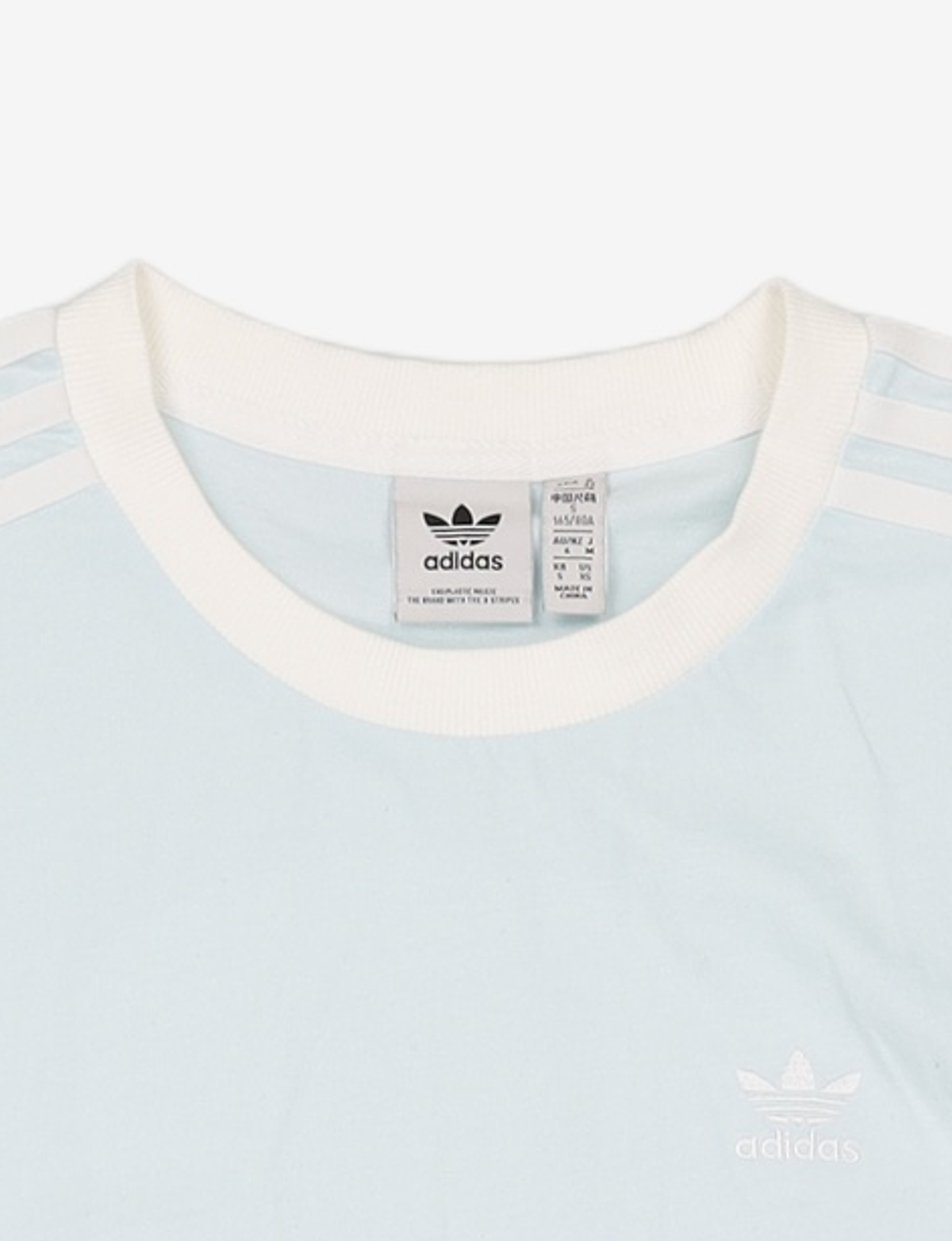 아디다스(ADIDAS) 올웨이즈 오리지널 레이스드 티 - 스카이블루 / HK5063 S