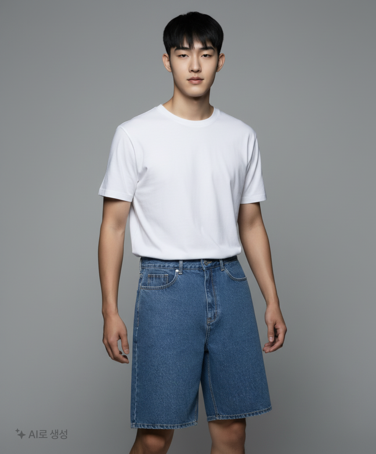 플루크(FLUKE) 버뮤다 데님 하프팬츠 블루 FSP110 L