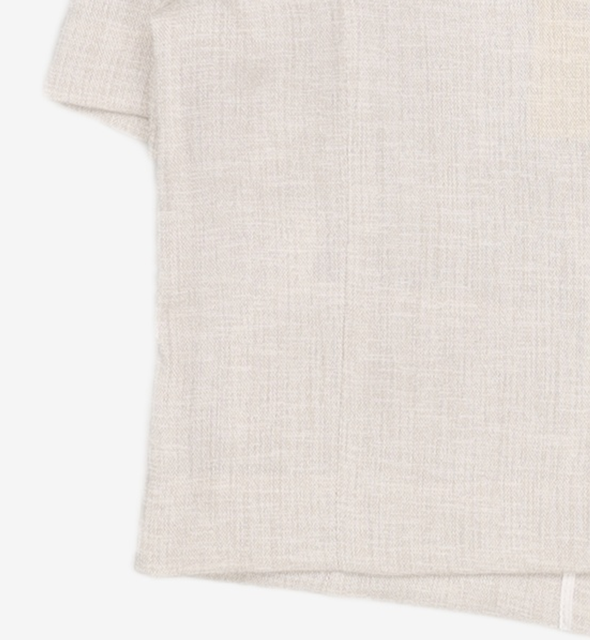 미쏘(MIXXO) 스퀘어넥 더블 숏 반팔자켓_MIWJKD612G M