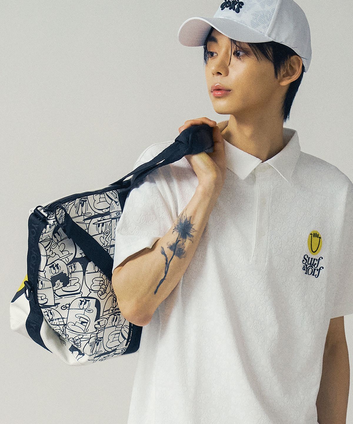욜프(YORF) YORF BOSTON BAG NEIGHBORHOOD WHITE 욜프 보스턴백 네이버후드 화이트