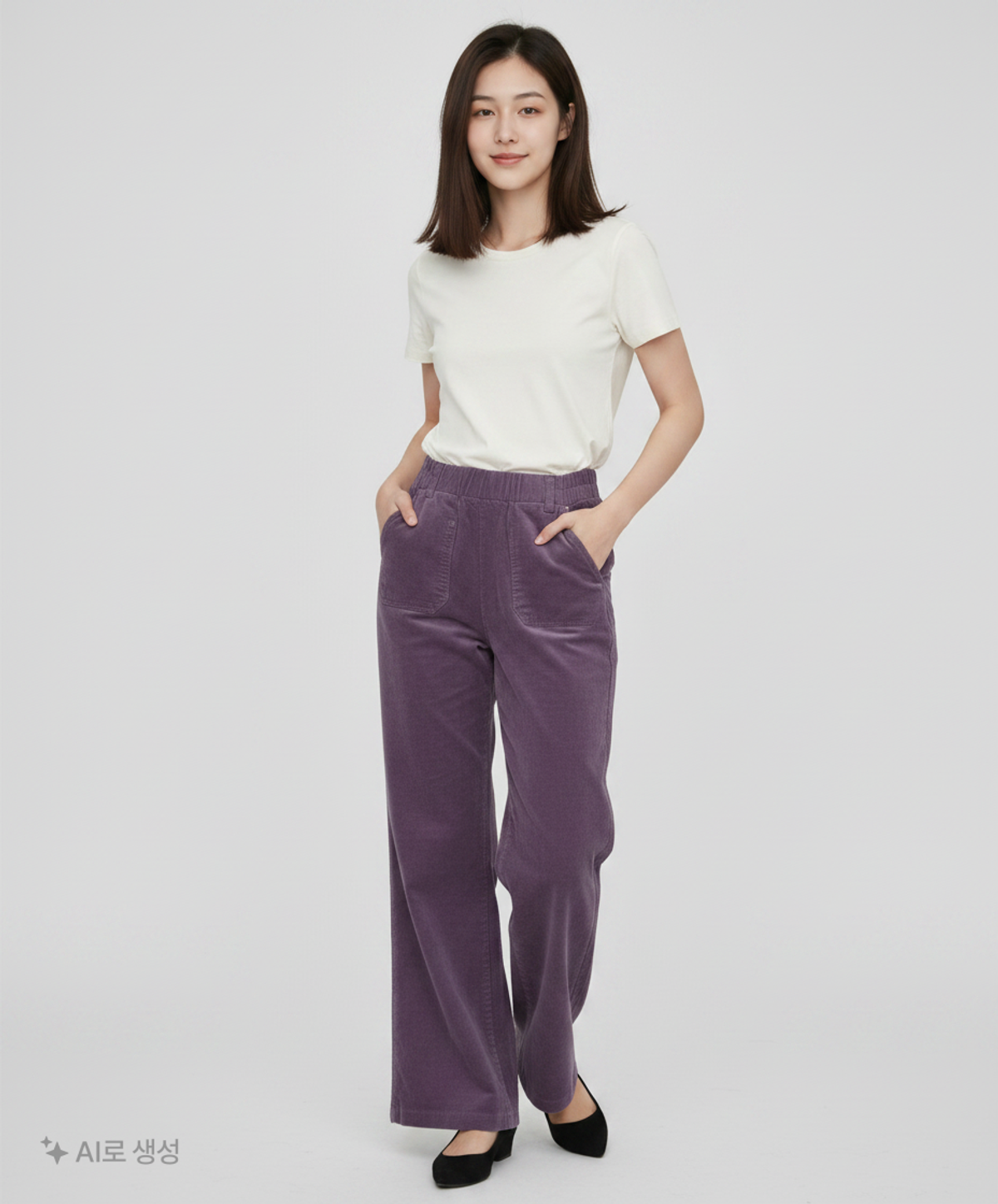 마리끌레르(MARIE CLAIRE) 코튼 팬츠 38