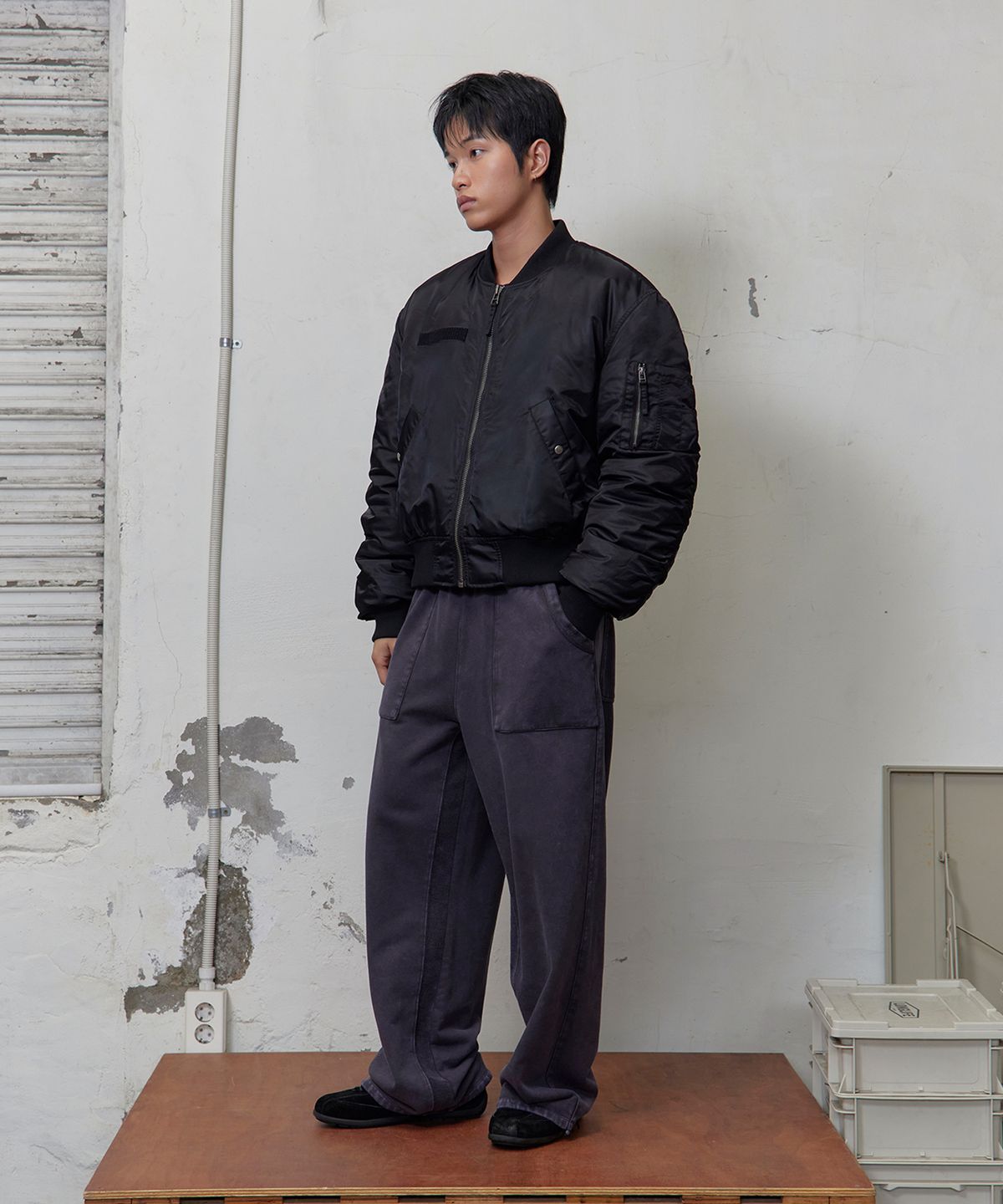 토니로렌스(TONY LAWRENCE) Flight MA-1 Jacket_BK