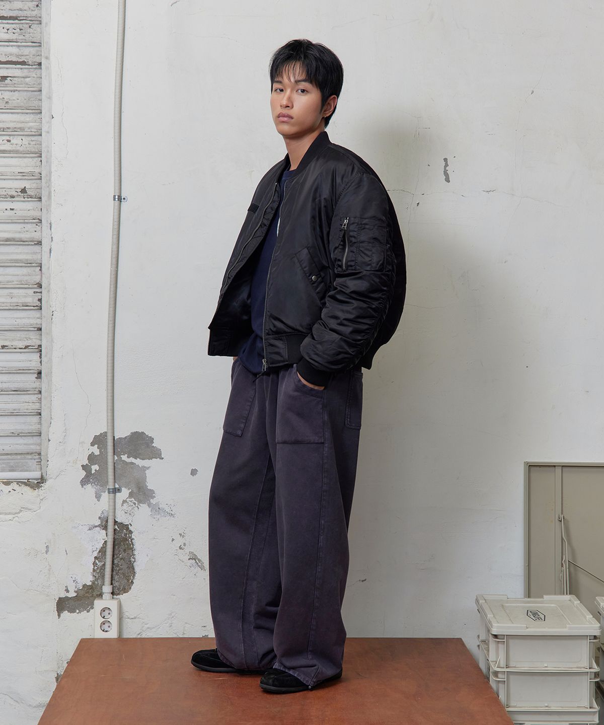 토니로렌스(TONY LAWRENCE) Flight MA-1 Jacket_BK