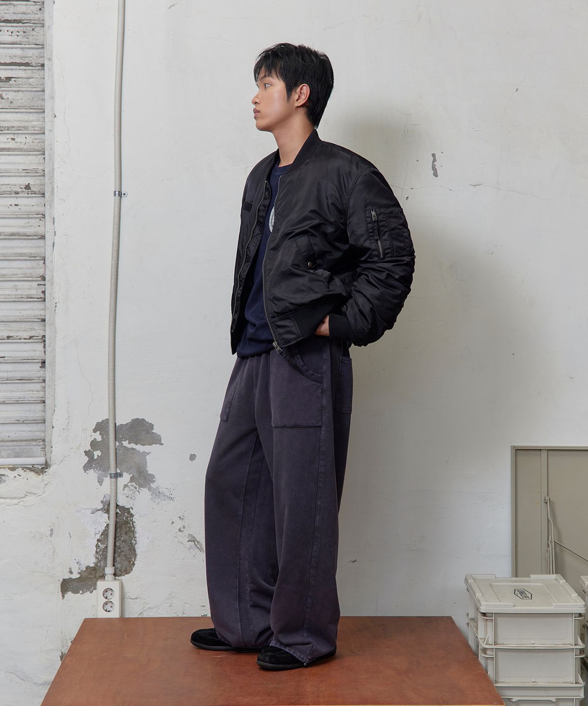 토니로렌스(TONY LAWRENCE) Flight MA-1 Jacket_BK