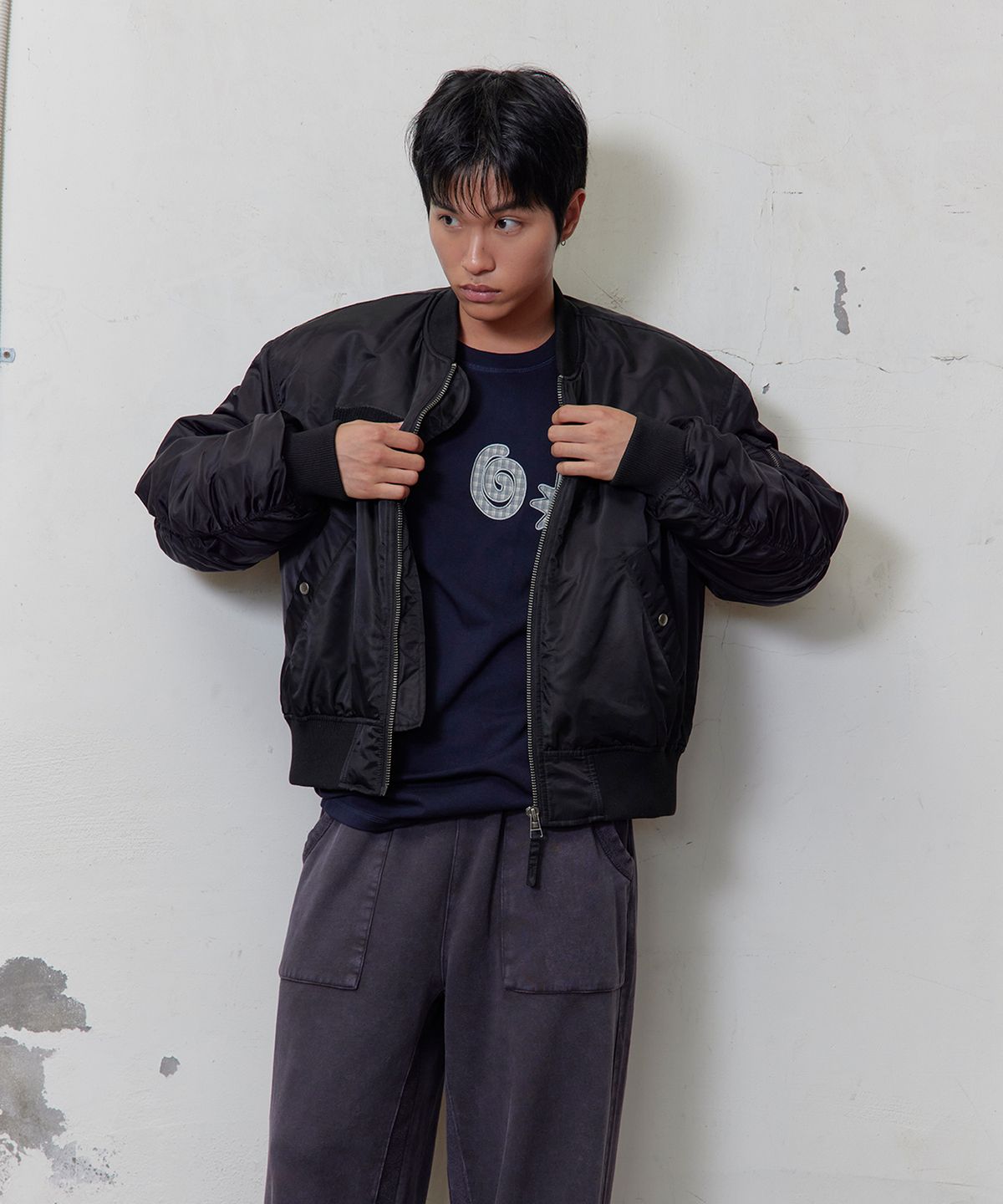 토니로렌스(TONY LAWRENCE) Flight MA-1 Jacket_BK