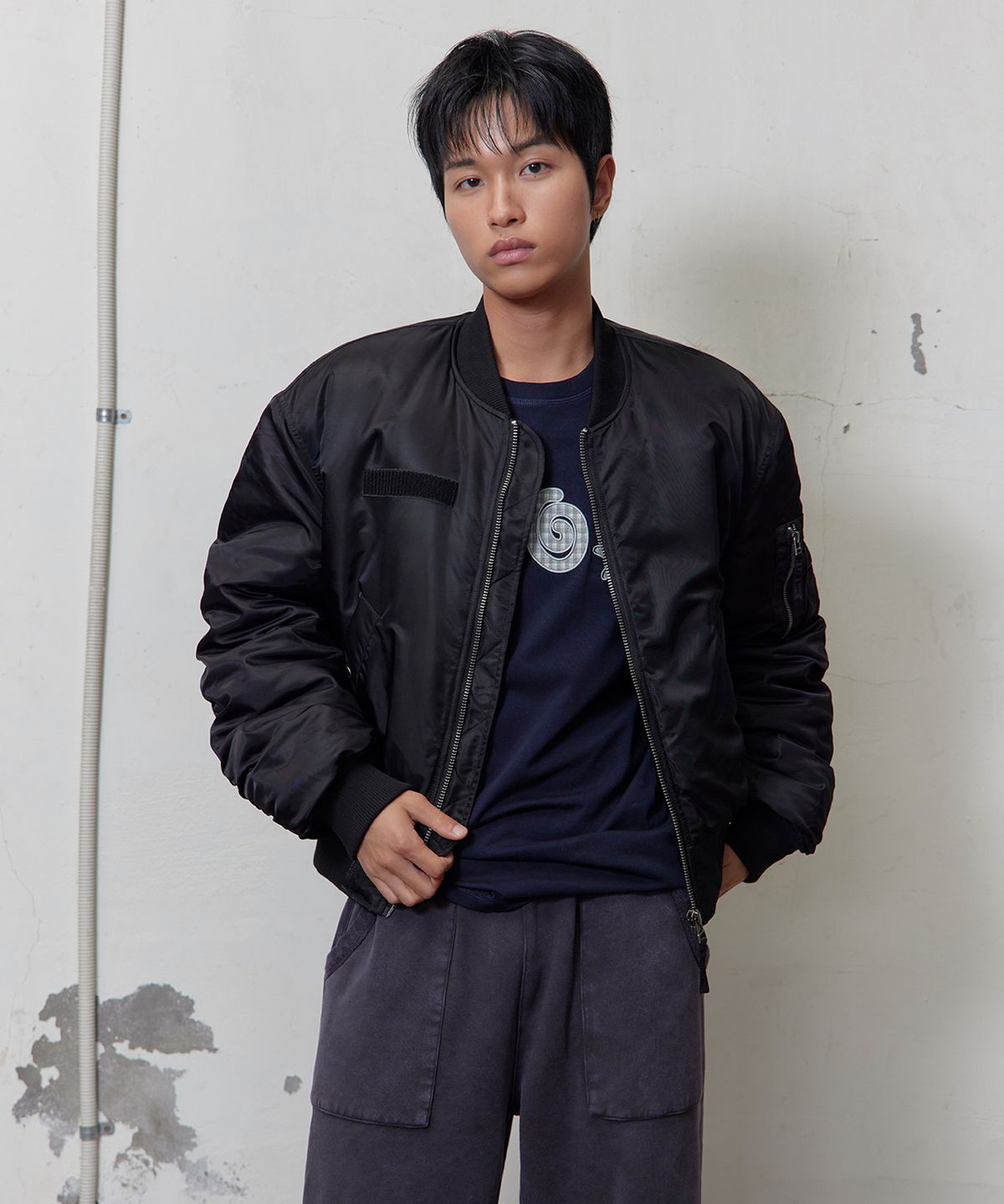 토니로렌스(TONY LAWRENCE) Flight MA-1 Jacket_BK