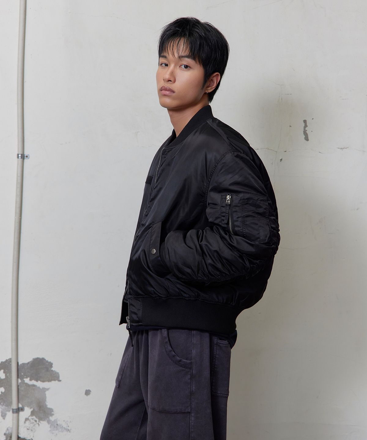 토니로렌스(TONY LAWRENCE) Flight MA-1 Jacket_BK