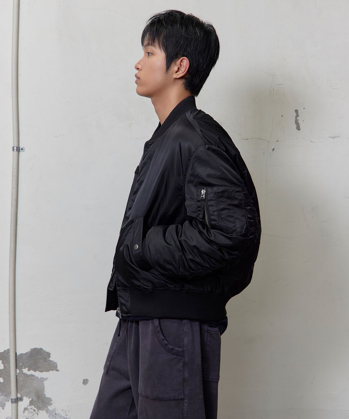 토니로렌스(TONY LAWRENCE) Flight MA-1 Jacket_BK