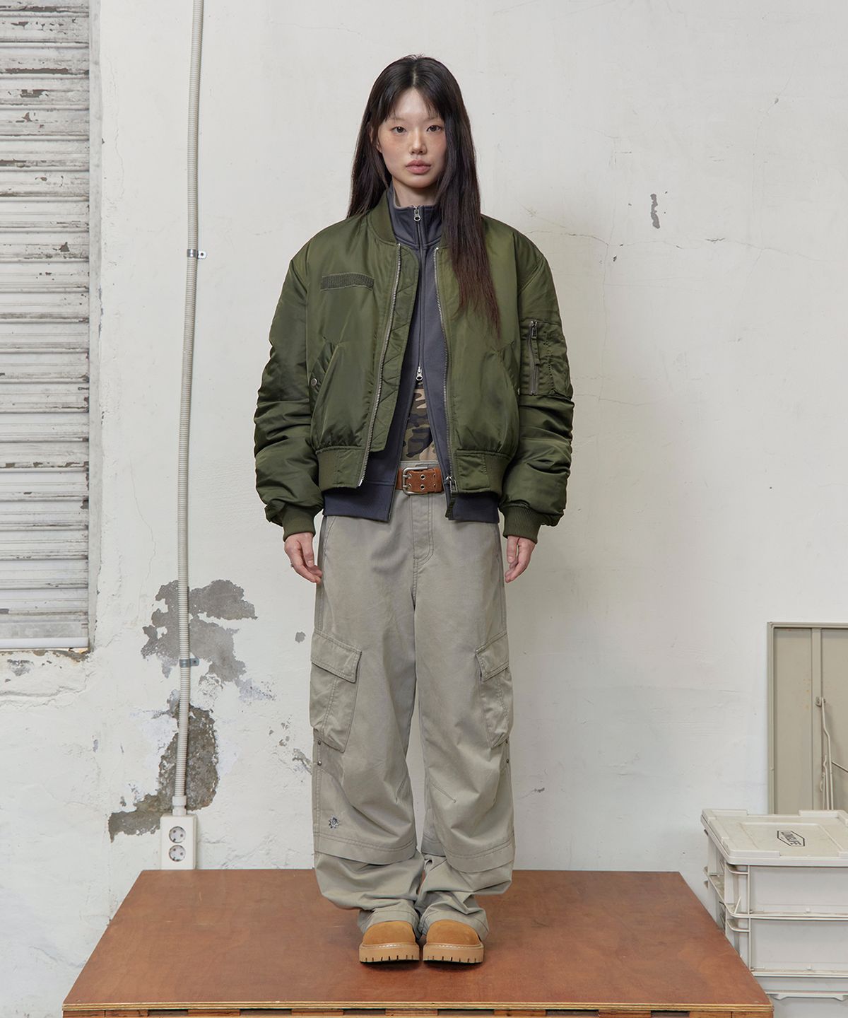 토니로렌스(TONY LAWRENCE) Flight MA-1 Jacket_KH