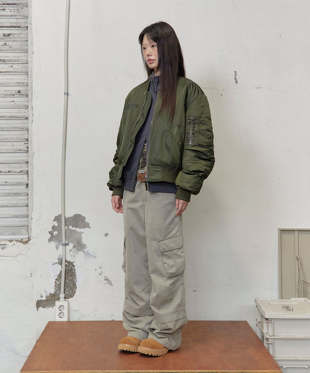 토니로렌스(TONY LAWRENCE) Flight MA-1 Jacket_KH