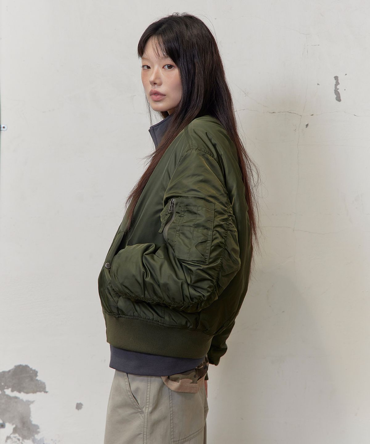토니로렌스(TONY LAWRENCE) Flight MA-1 Jacket_KH