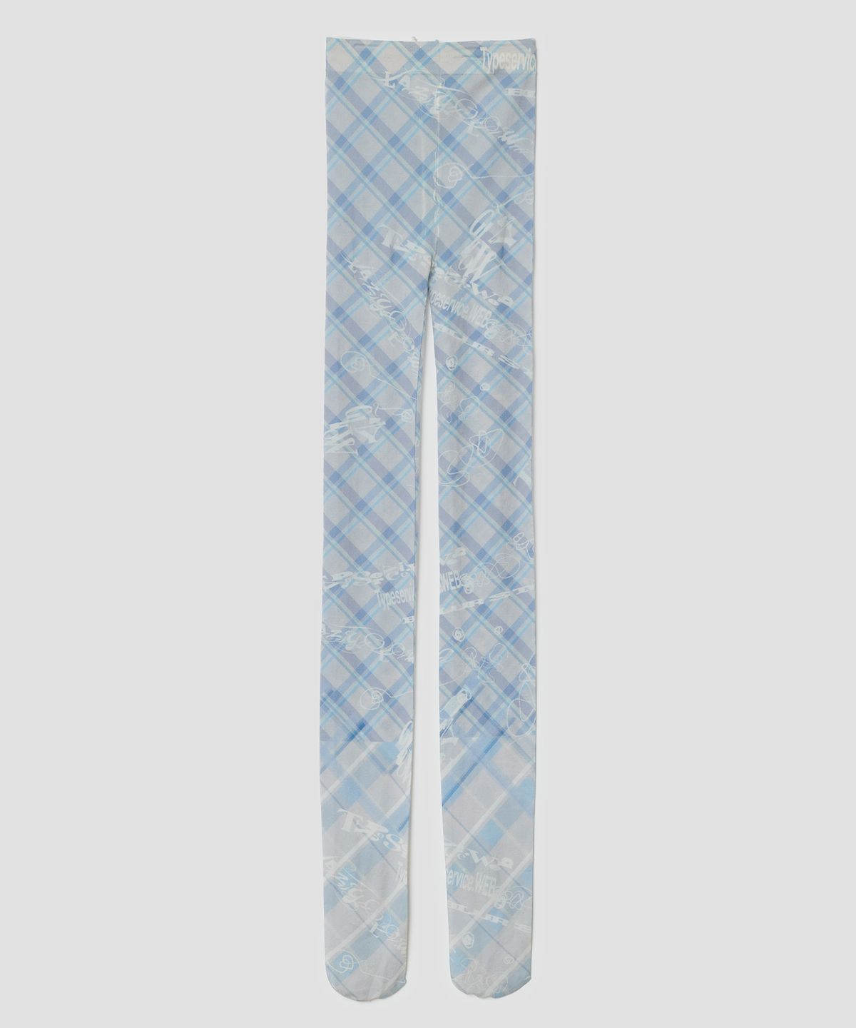 타입서비스(TYPESERVICE) Sketch Grid Tights [Blue]