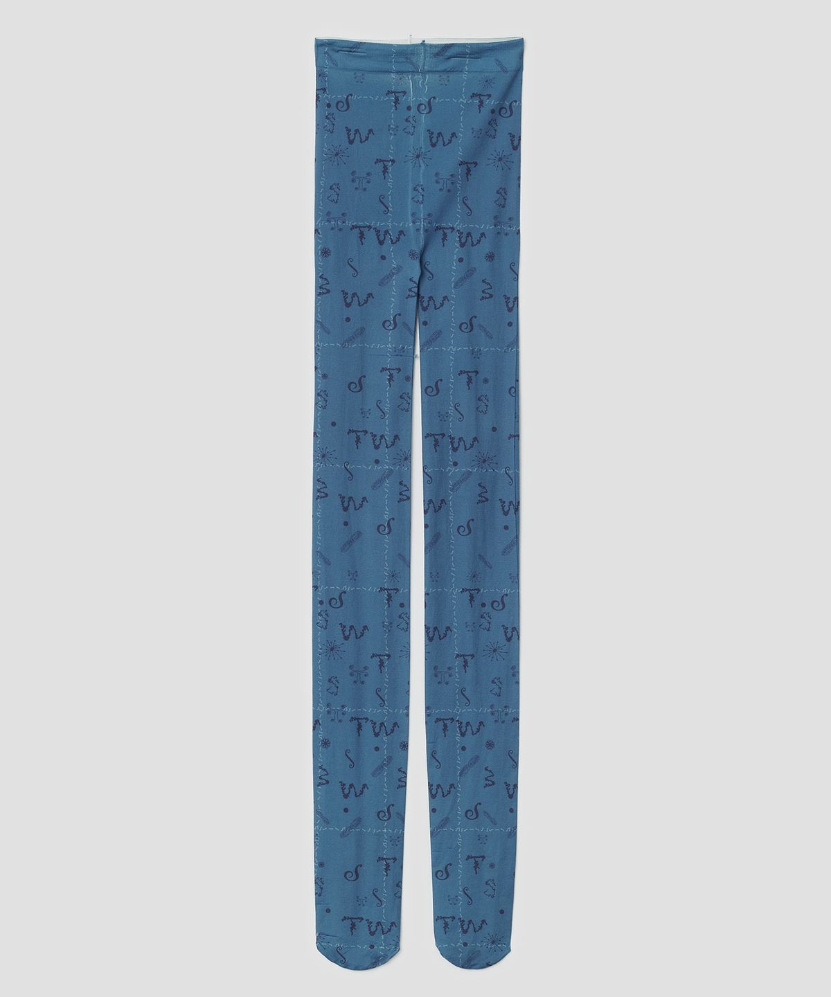 타입서비스(TYPESERVICE) Tiny Glyph Tights [Blue]