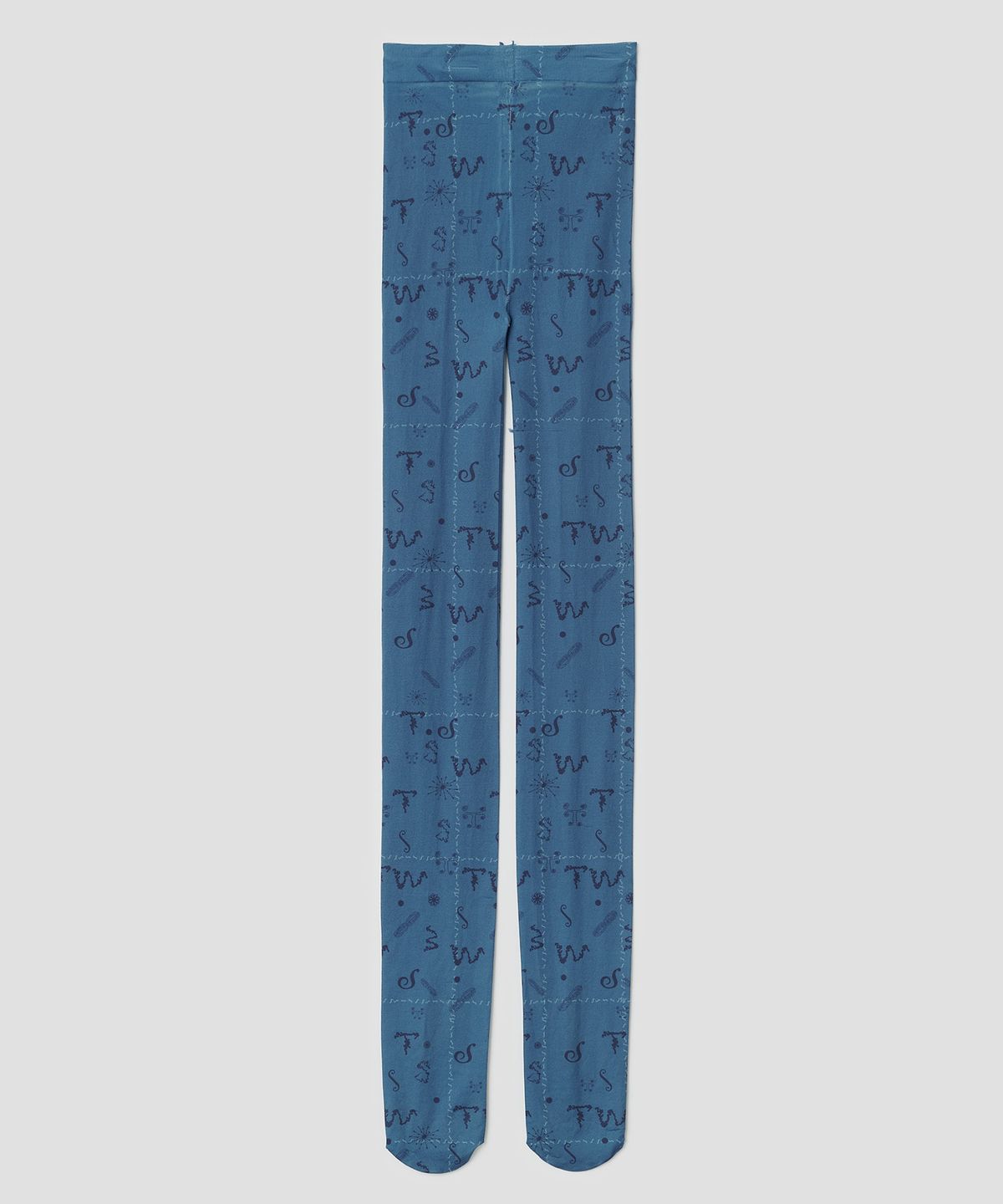 타입서비스(TYPESERVICE) Tiny Glyph Tights [Blue]