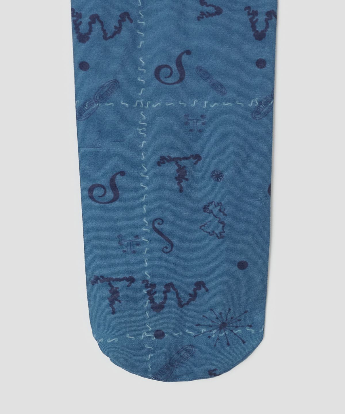 타입서비스(TYPESERVICE) Tiny Glyph Tights [Blue]