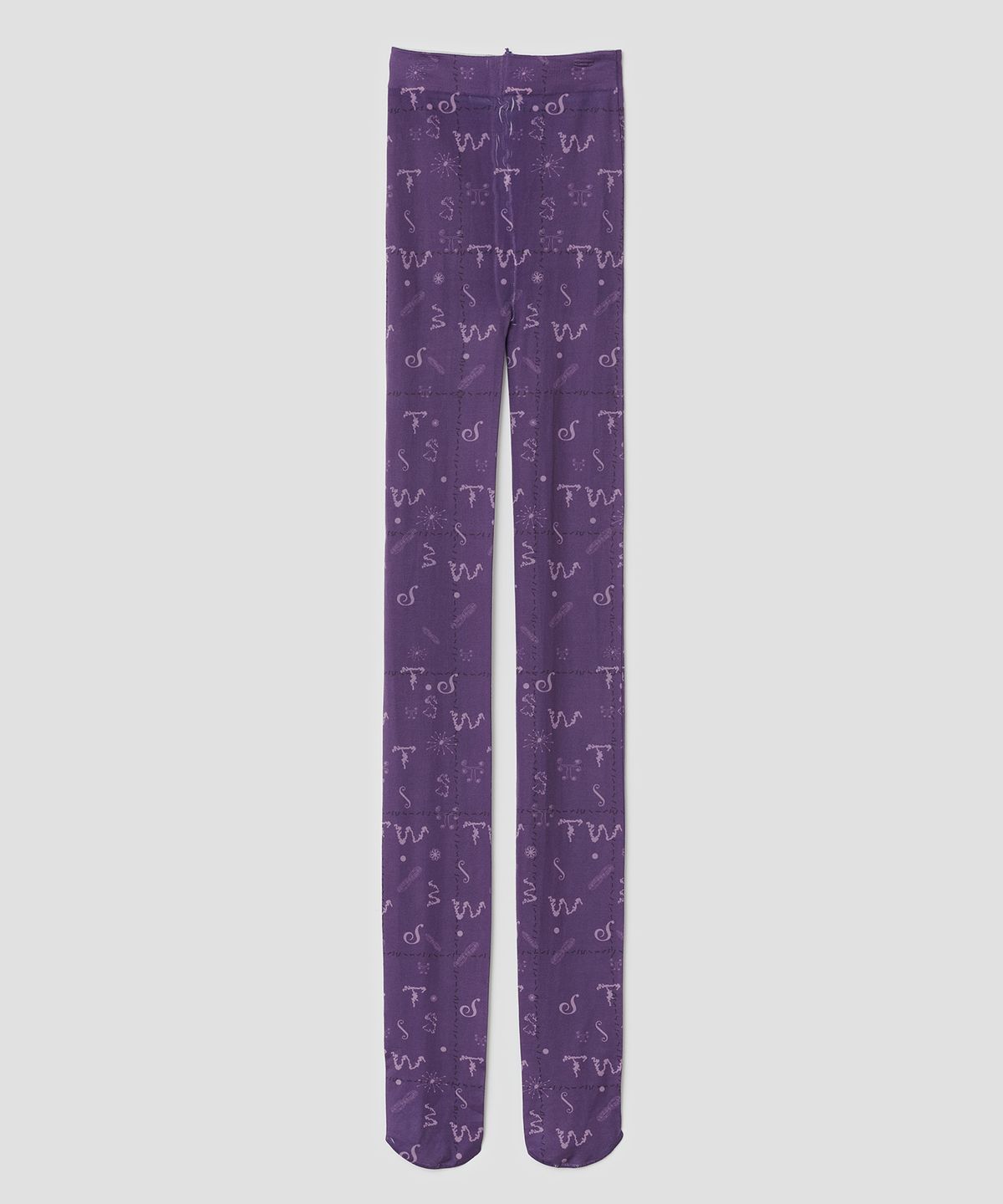 타입서비스(TYPESERVICE) Tiny Glyph Tights [Purple]