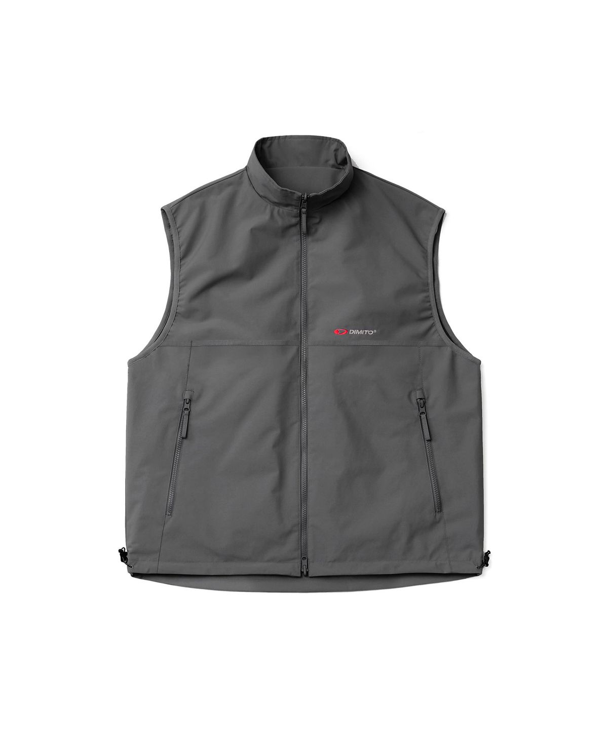 디미토(DIMITO) REVERSIBLE WIND VEST WINE CHECK