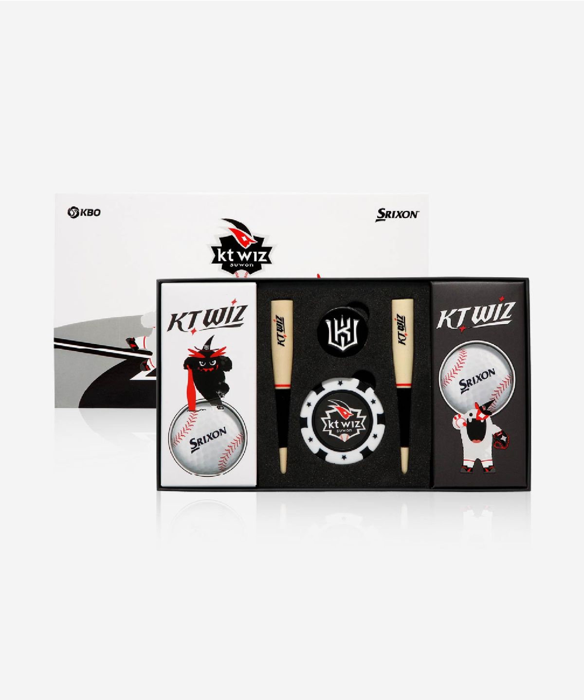 스릭슨(SRIXON) [KBOx스릭슨] KT 위즈 골프공 선물세트