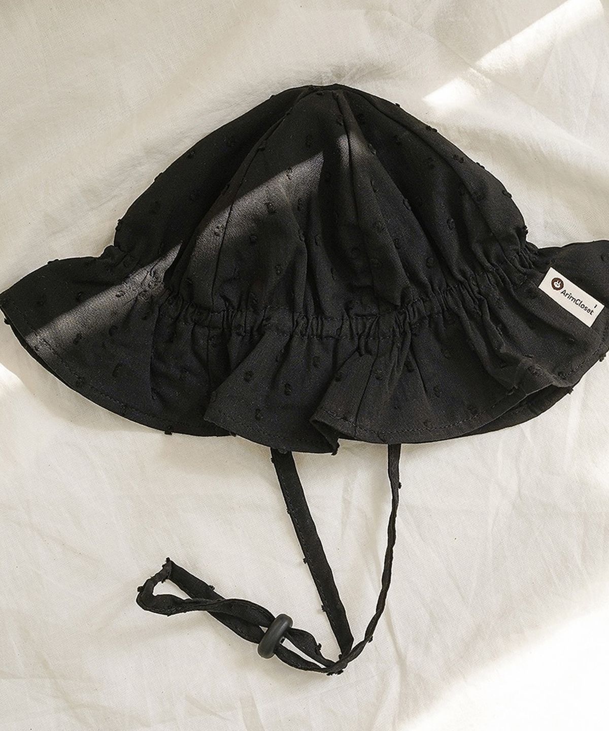아림클로젯(ARIMCLOSET) 분위기 있는 귀여운 쪼꼬미의 모자라구요 - 아기 블랙 모자