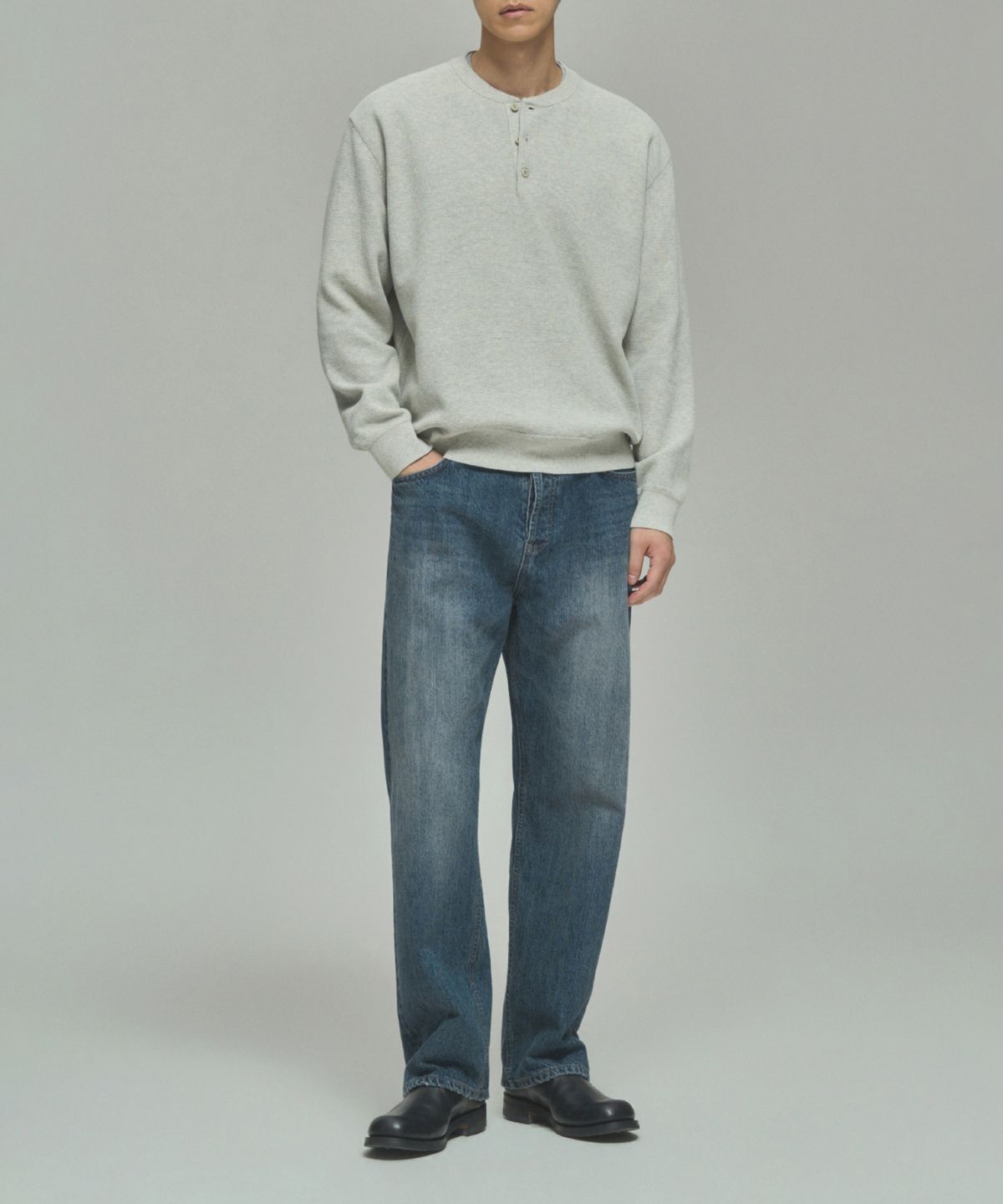 레어토라(RARETORA) 5PK SELVEDGE W/S DENIM PANTS - VINTAGE BLUE