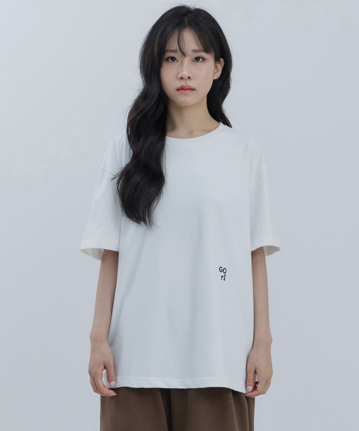 고리(GORI) GOrI Mini Logo T (white)