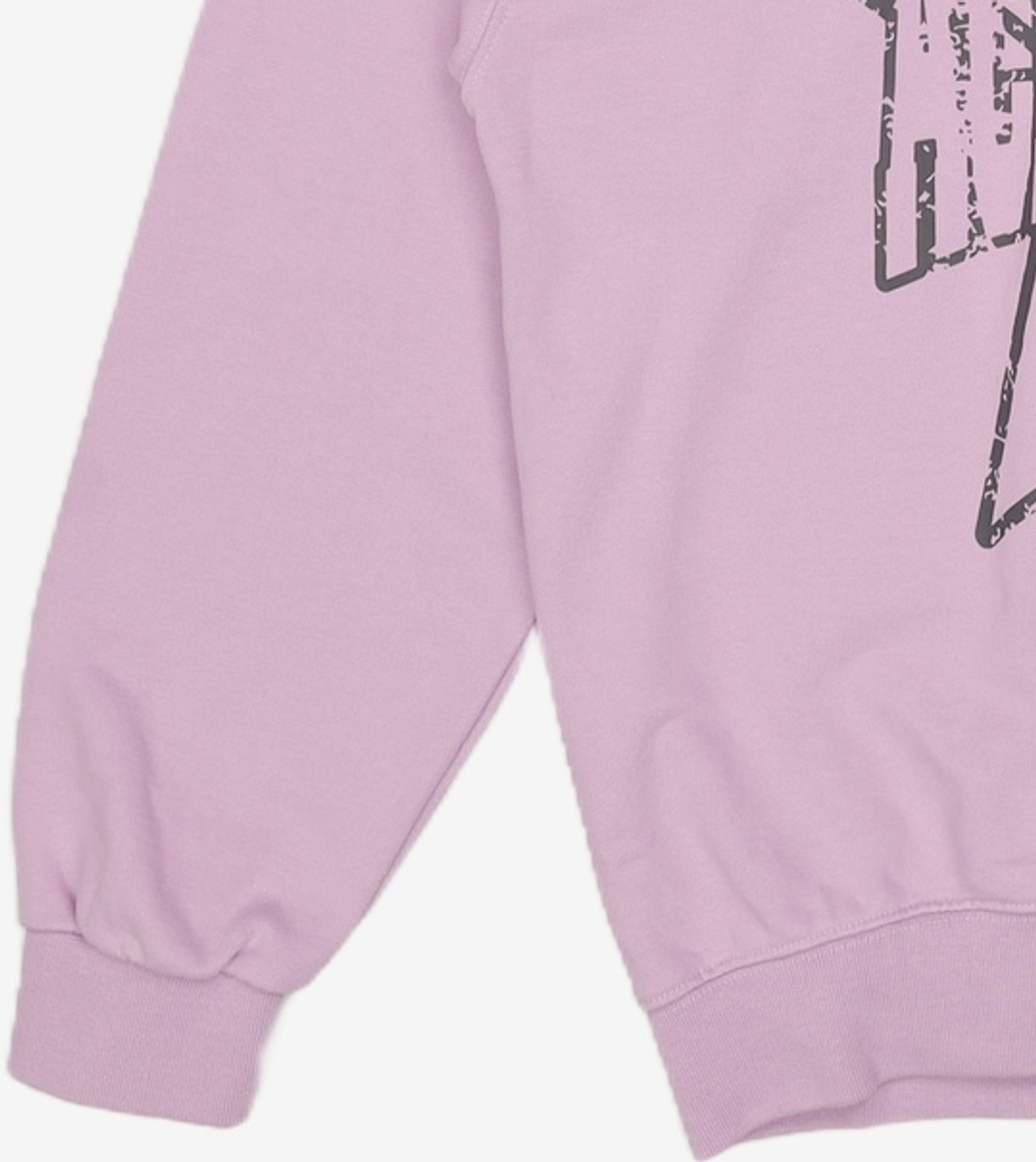 아크메드라비(ACME DE LA VIE) PREPPY LOGO CRACK PRINTING HOODIE LIGHT PURPLE 1