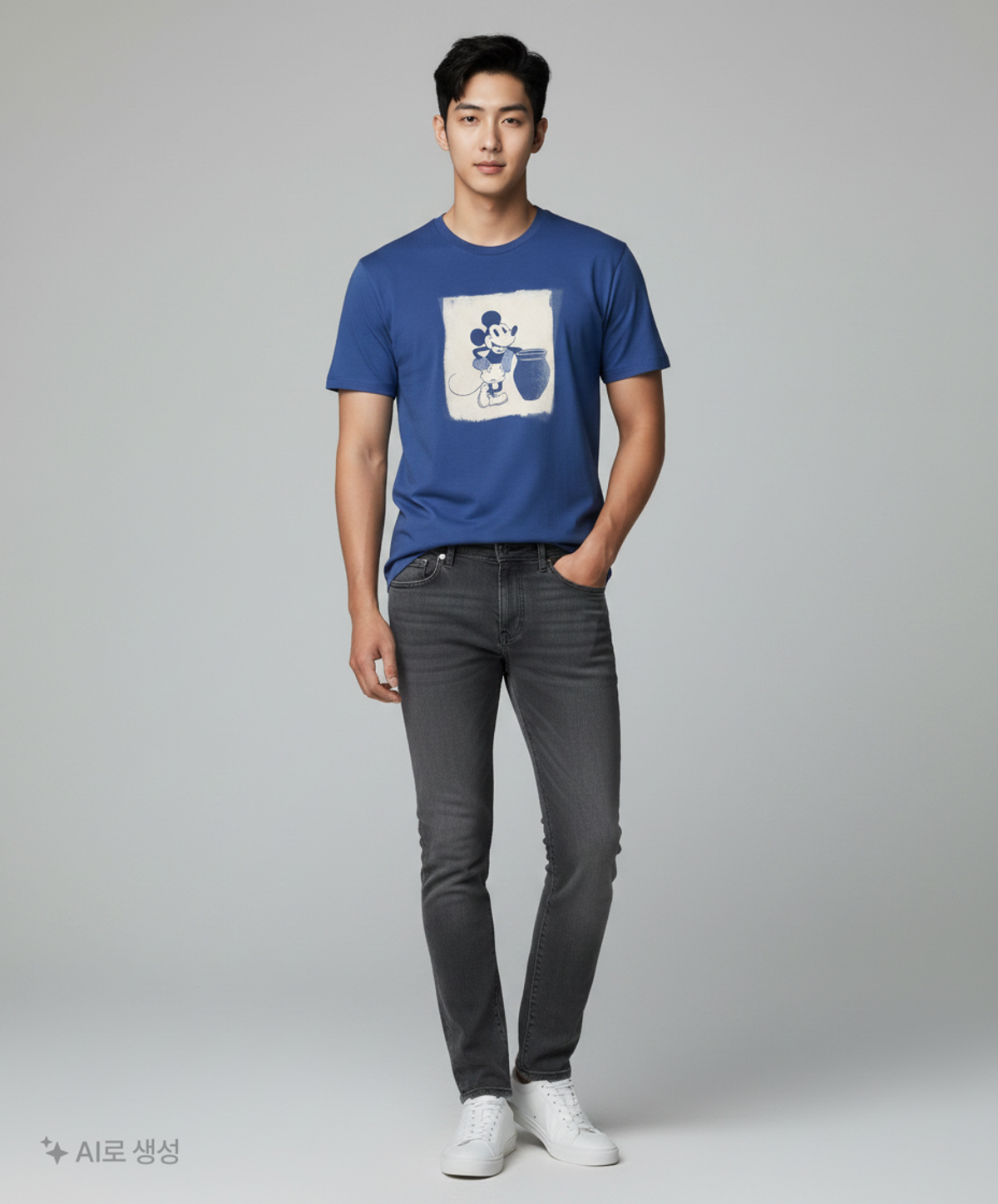 유니클로 x 디즈니(UNIQLO x Disney) 반소매 티셔츠 XL