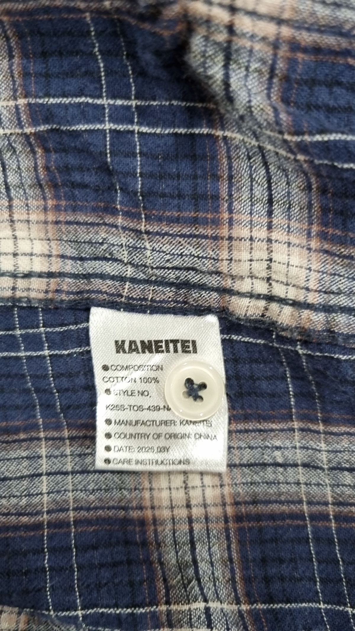 카네이테이(KANEITEI) 캐주얼 셔츠 M