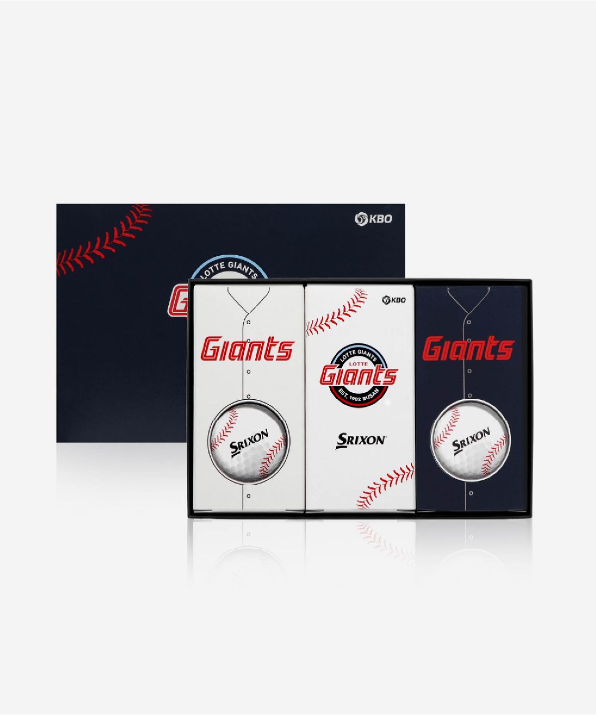 스릭슨(SRIXON) [KBOx스릭슨] 롯데 자이언츠 골프공 선물세트