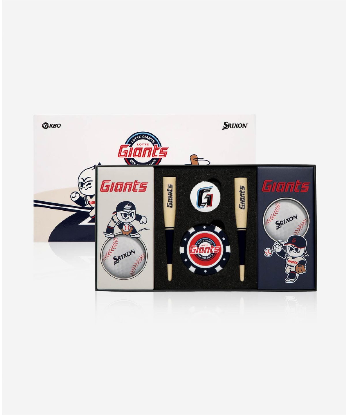 스릭슨(SRIXON) [KBOx스릭슨] 롯데 자이언츠 골프공 선물세트