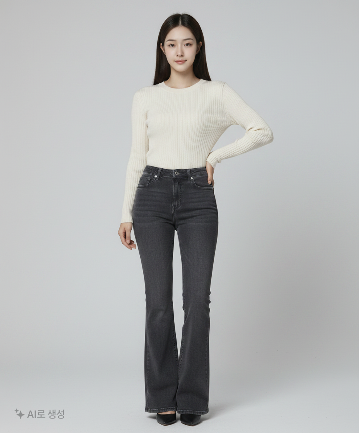 르바(LEVAR) 청/데님 팬츠 S