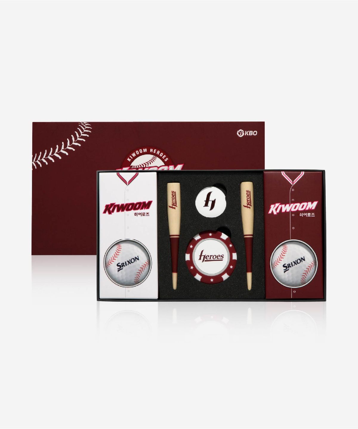 스릭슨(SRIXON) [KBOx스릭슨] 키움 히어로즈 골프공 선물세트