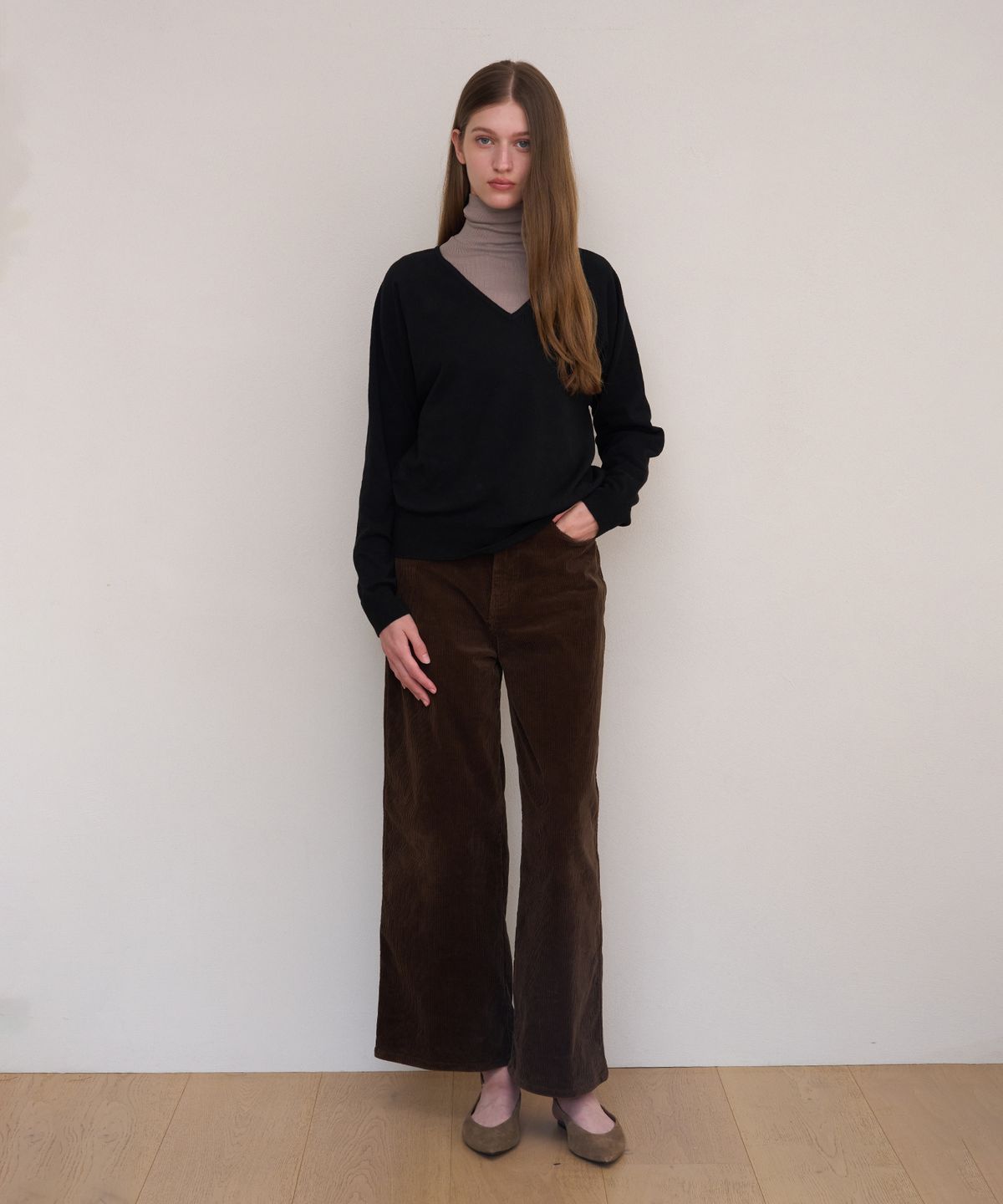 아템포(ATEMPO) CORDUROY COTTON SHIRT