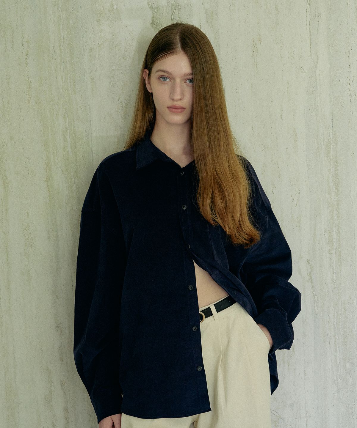 아템포(ATEMPO) CORDUROY COTTON SHIRT