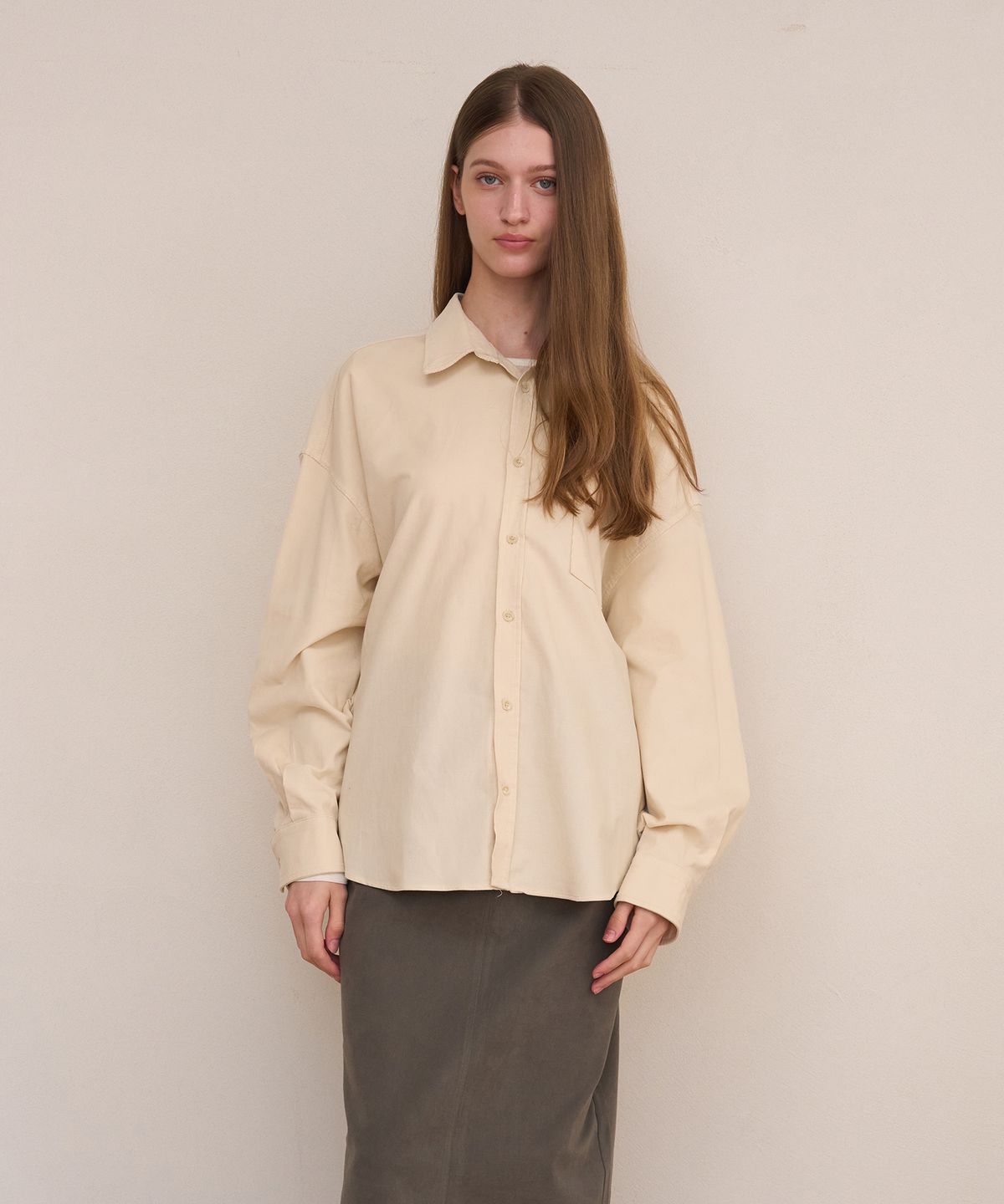 아템포(ATEMPO) CORDUROY COTTON SHIRT