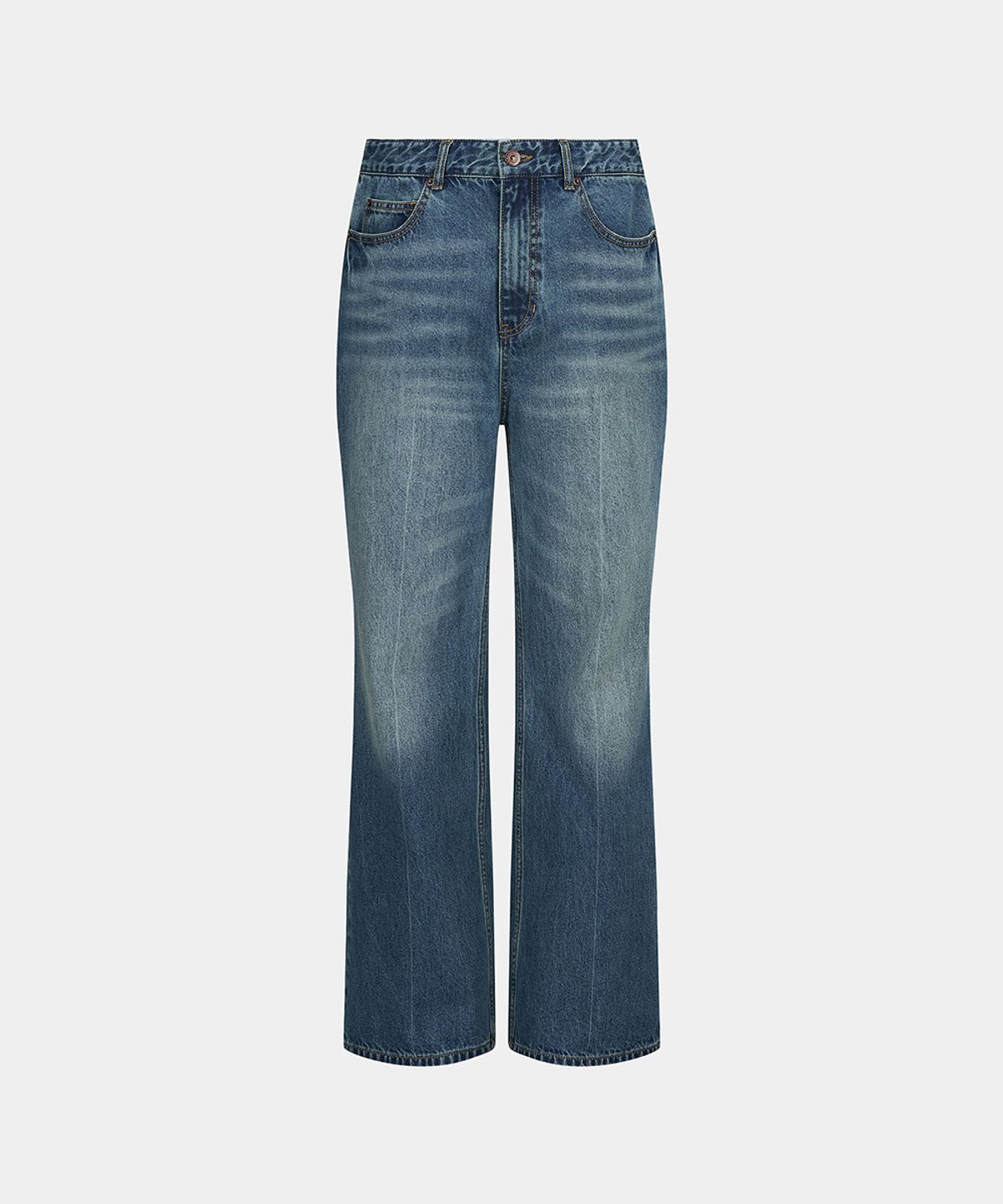 노이스(NOICE) M WASHED FLARED JEANS - BLUE