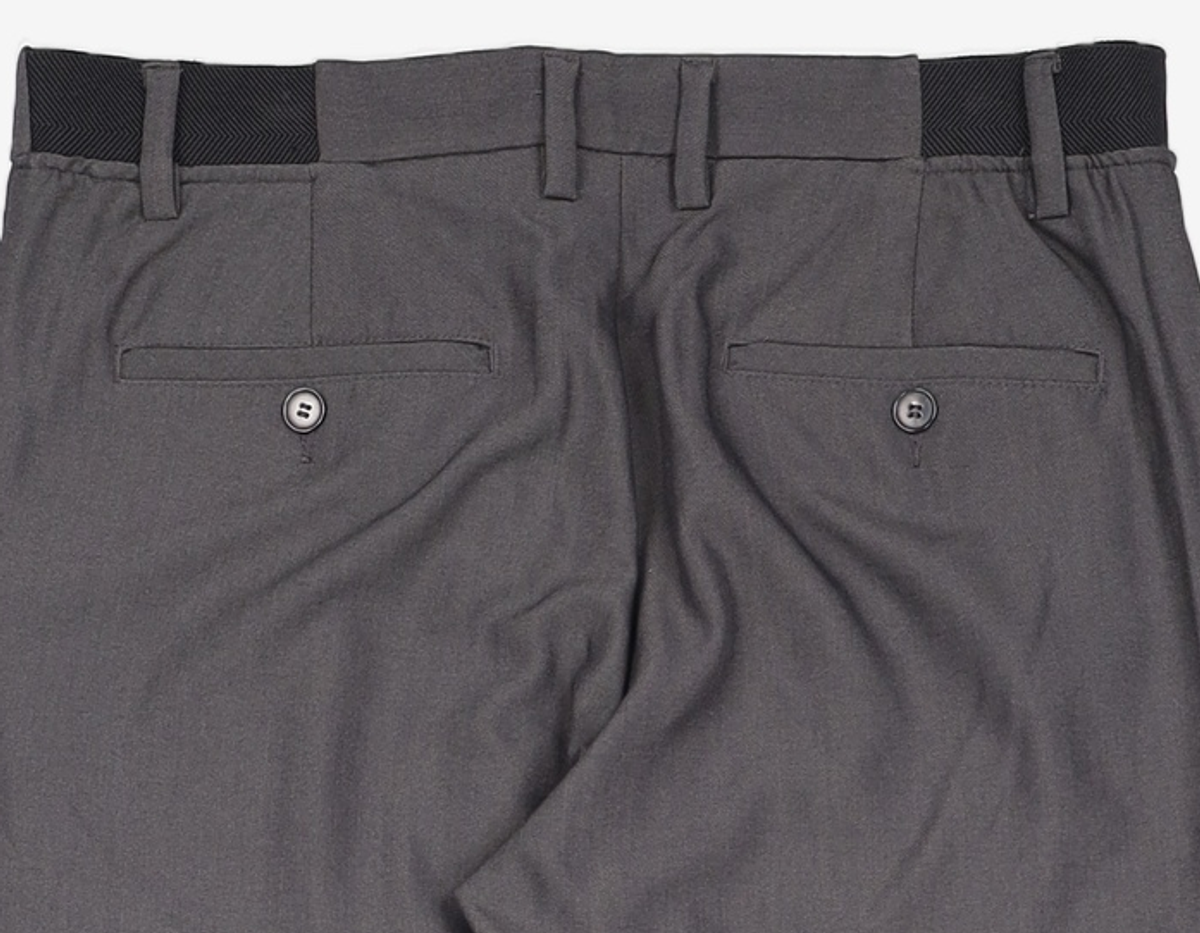 티비제이(TBJ) 남성 9부 TR 사이드밴딩 팬츠_차콜그레이 32
