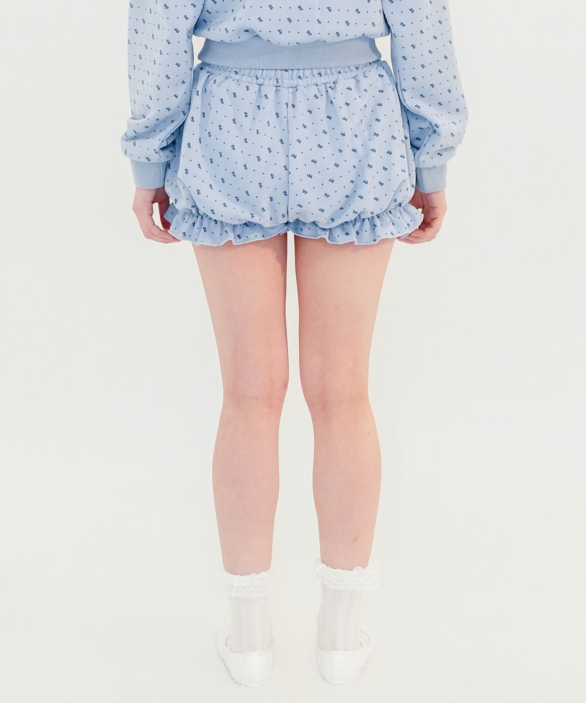 판영(FANYOUNG) RIBBON PUMPKIN SHORTS BLUE