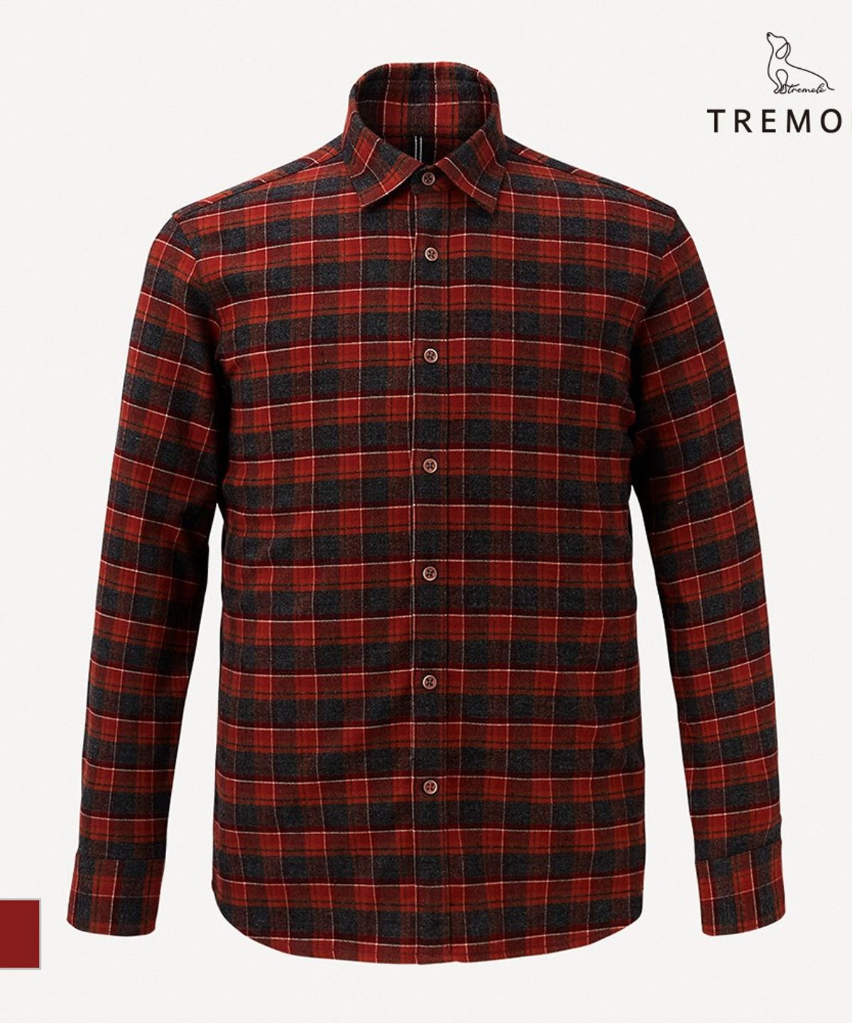트레몰로(TREMOLO) 체크패턴 C셔츠_TRNNL4F9311