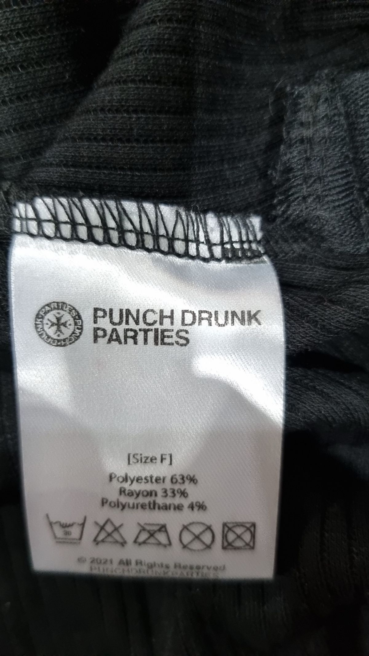 펀치드렁크파티즈(PUNCH DRUNK PARTIES) 나시/민소매 티셔츠 FREE