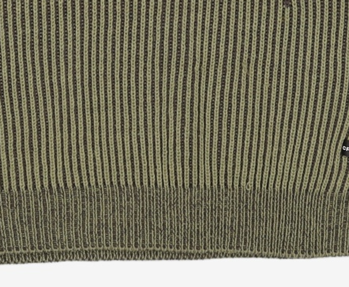 크리틱(CRITIC) Goth Logo Knit Khaki M