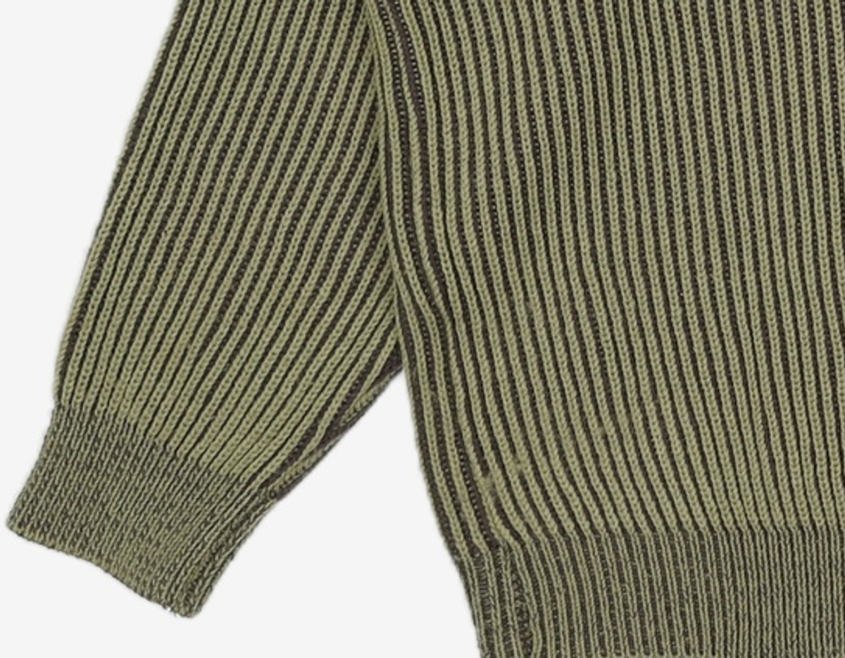 크리틱(CRITIC) Goth Logo Knit Khaki M