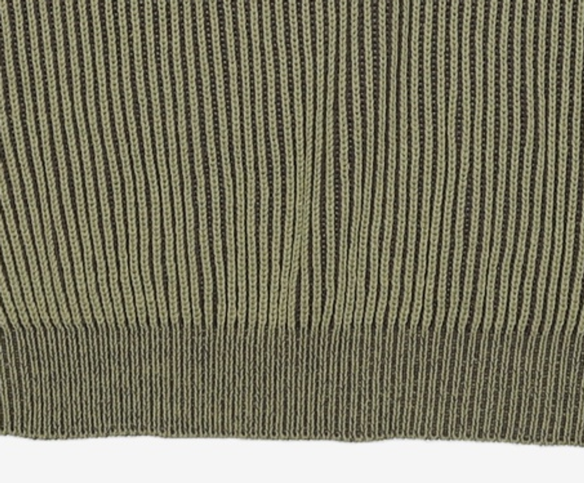 크리틱(CRITIC) Goth Logo Knit Khaki M