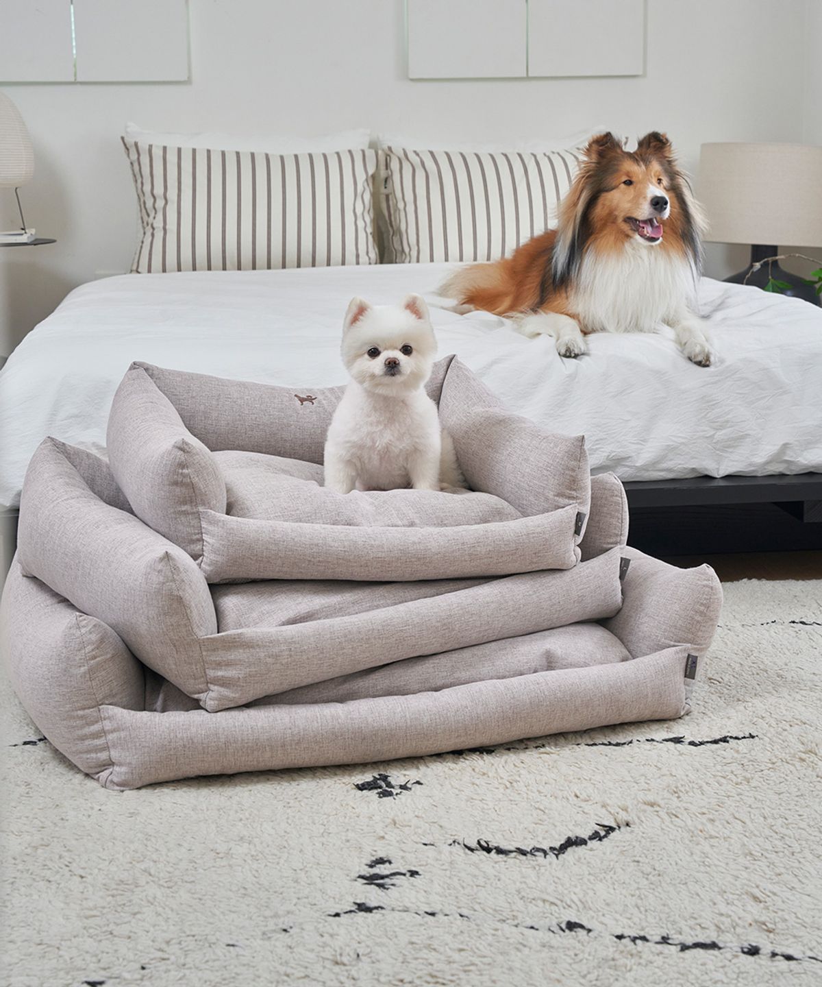 슈퍼펫(SUPERPET) 강아지 고양이 침대 코지스퀘어 방석