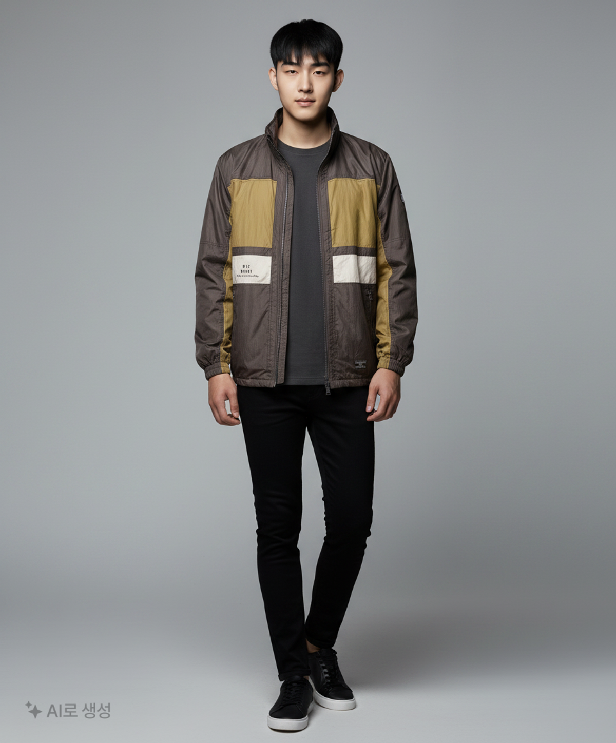 오버캐스트(OVERCAST) OVC Tricolor Jacket L