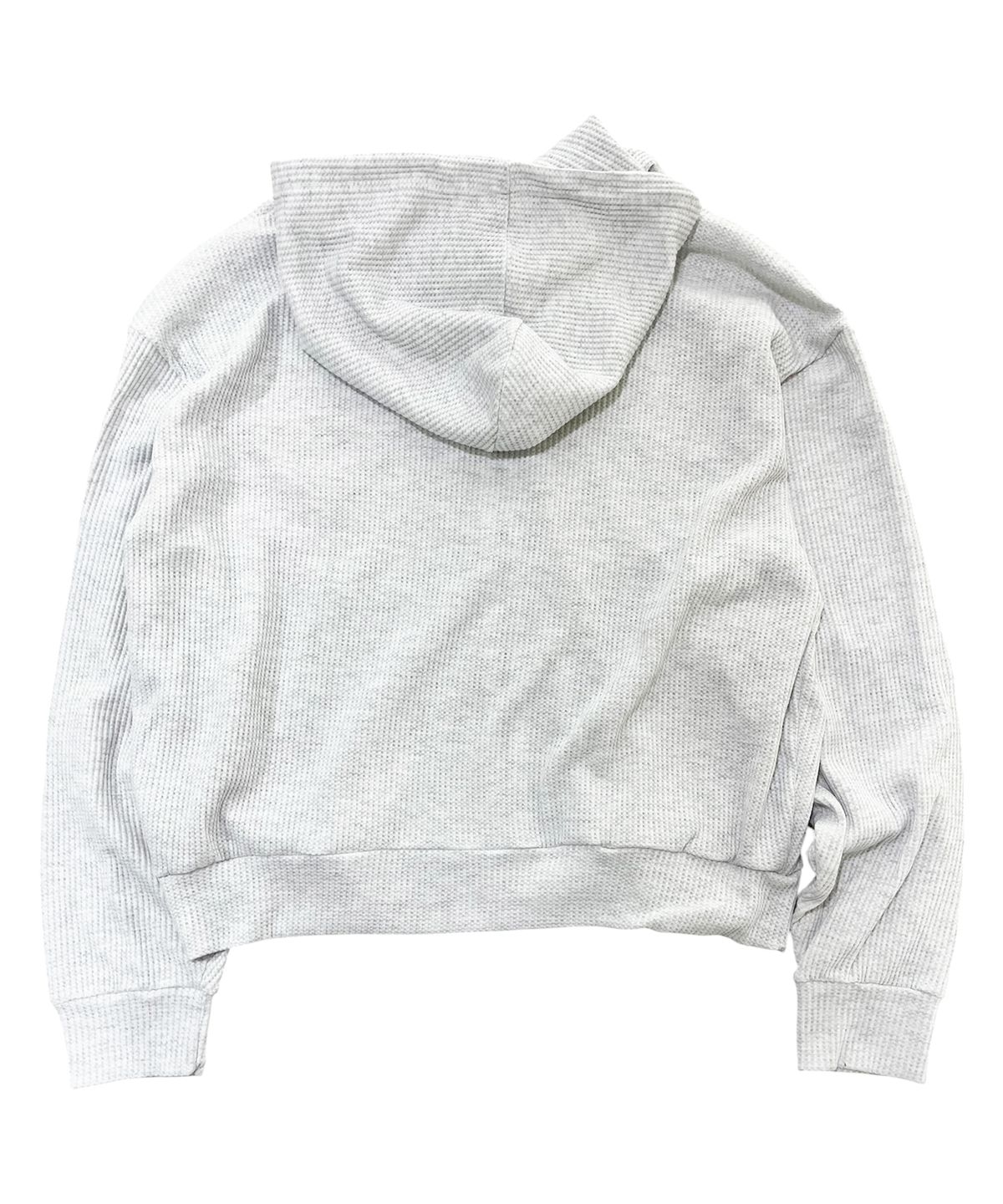 스케이터락(SK8ER ROCK) Collage Logo Waffle Hood Zip-Up (White melange)
