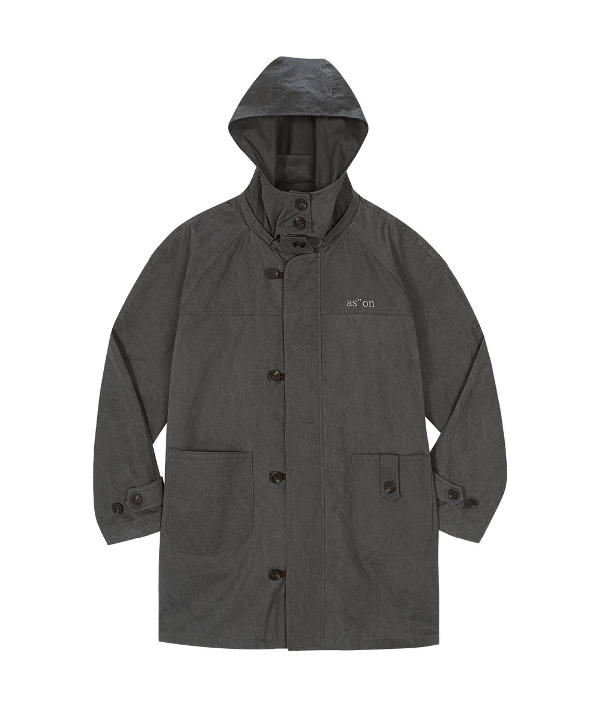 애즈온(ASON) FLINT WASHED FIELD JACKET / CHARCOAL