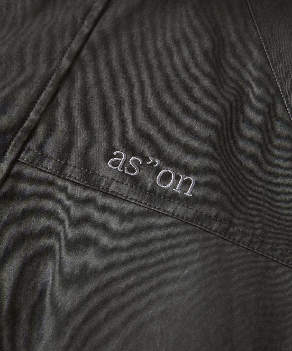 애즈온(ASON) FLINT WASHED FIELD JACKET / CHARCOAL