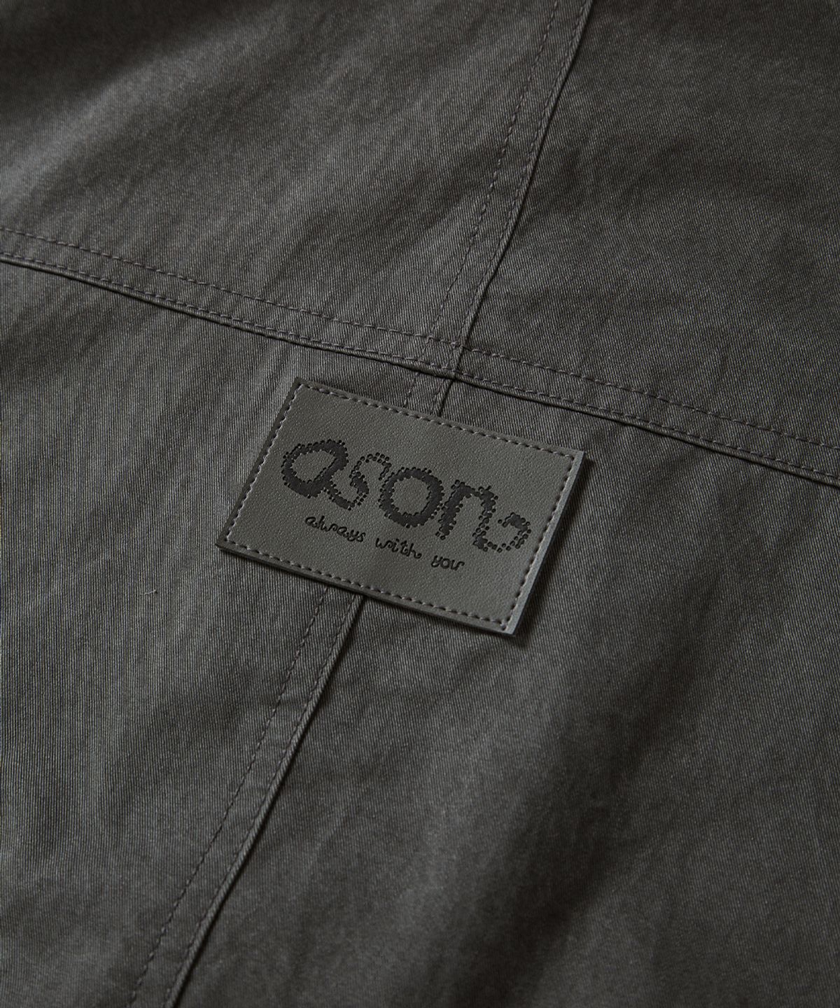 애즈온(ASON) FLINT WASHED FIELD JACKET / CHARCOAL