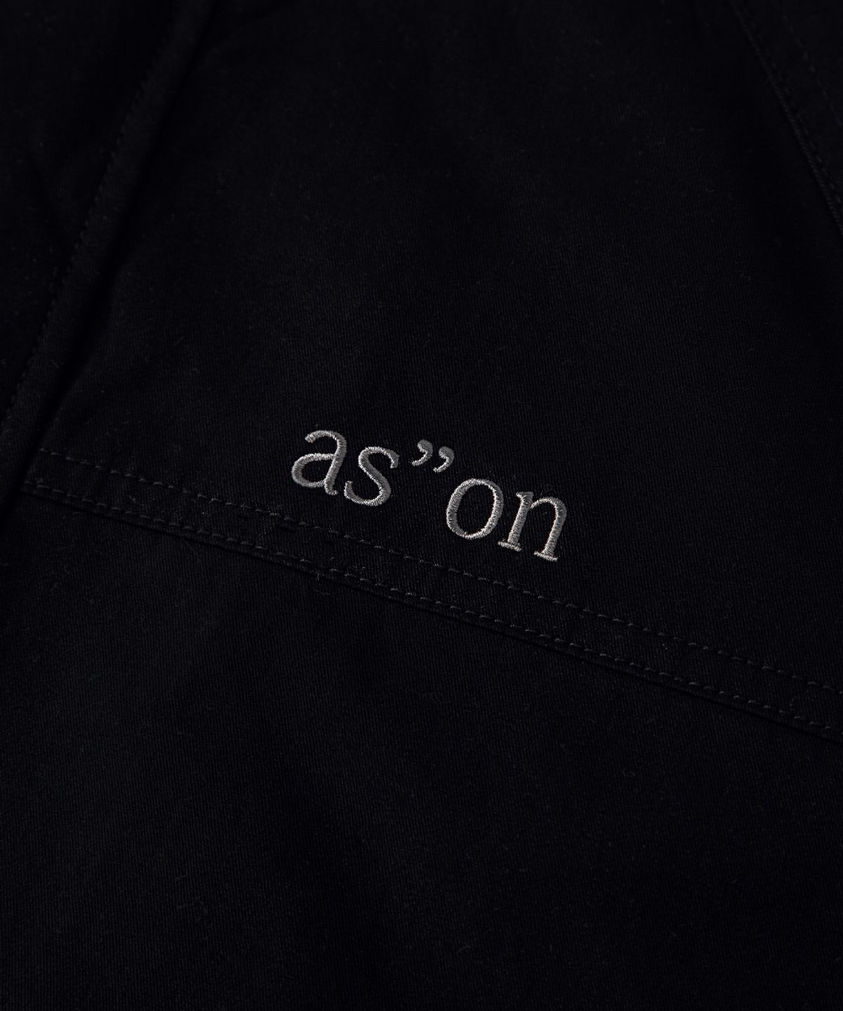 애즈온(ASON) FLINT WASHED FIELD JACKET / BLACK